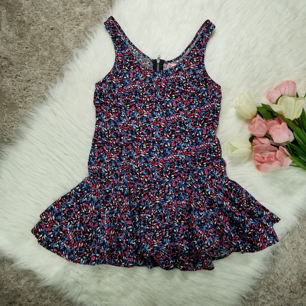 FREE PEOPLE Floral Mini Dress (W2-115) ⁂